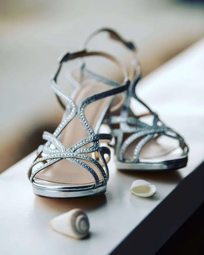Wedding shoe detail photo Carlsbad NM
